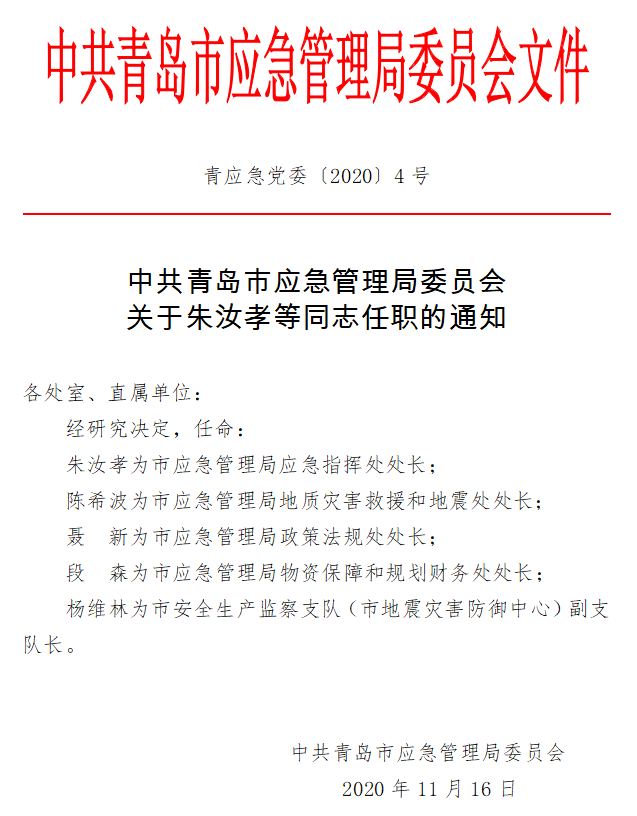 連云區(qū)應(yīng)急管理局人事任命完成，構(gòu)建穩(wěn)健應(yīng)急管理體系