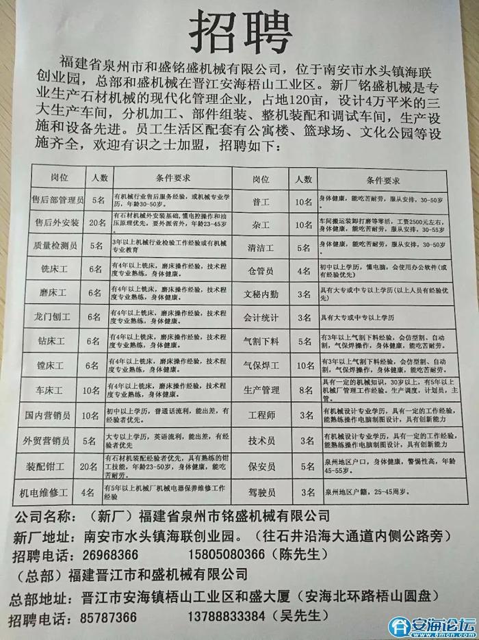 惠安縣最新招聘信息全面解析